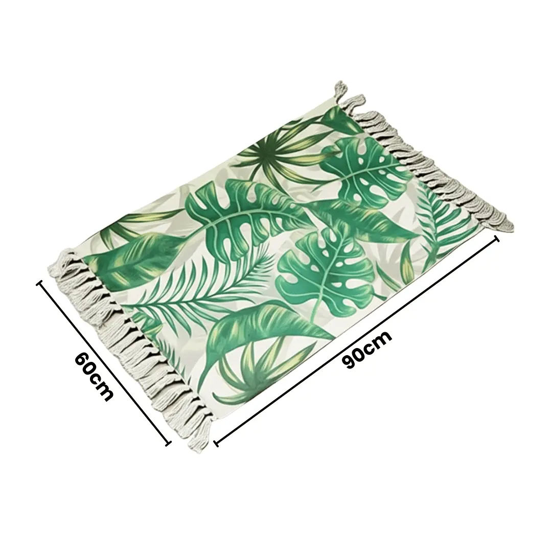 Cotton & Linen Retro Ethnic Style Carpet | Floor Mat | Rug - Image 7