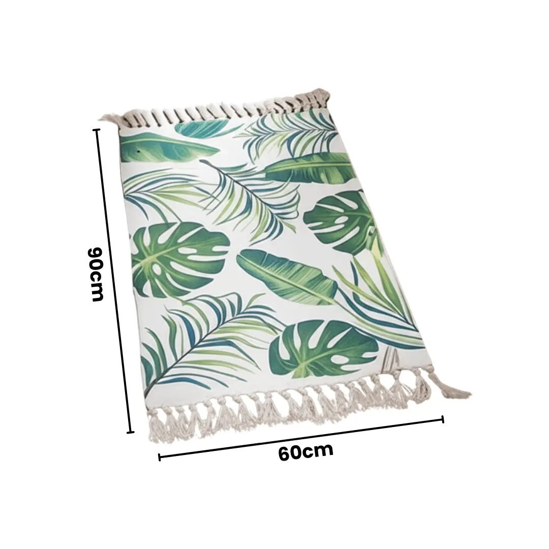 Cotton & Linen Retro Ethnic Style Carpet | Floor Mat | Rug - Image 8