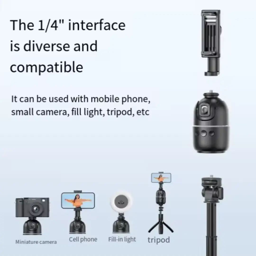 360° Auto Face Tracking Desktop Gimbal AI P03 - Image 7