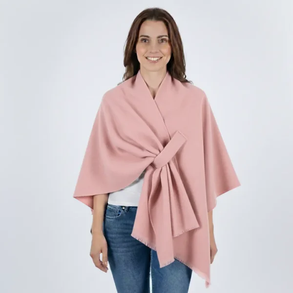 Solid Tassel Strap Cape || Cashmere Poncho Sweater || Women's Blanket Shawl