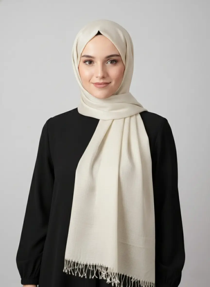 Silk Scarf feel like Cotton || Hijab - Image 5