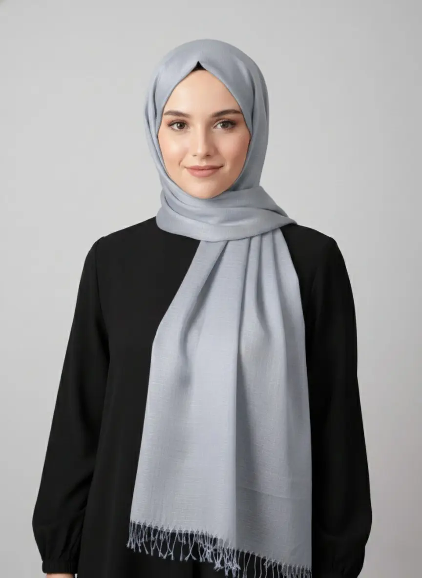 Silk Scarf feel like Cotton || Hijab - Image 9