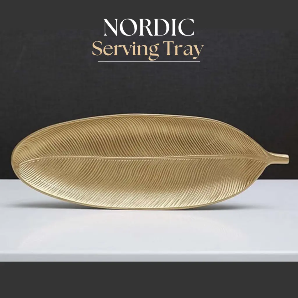 Nordic Serving Tray Large Leaf