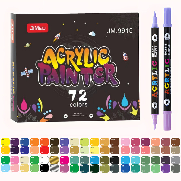 JiMiao Acrylic Painter 72-Color Set