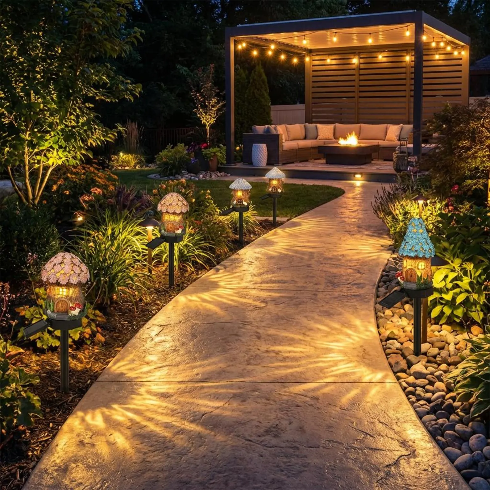 Along Walkway
